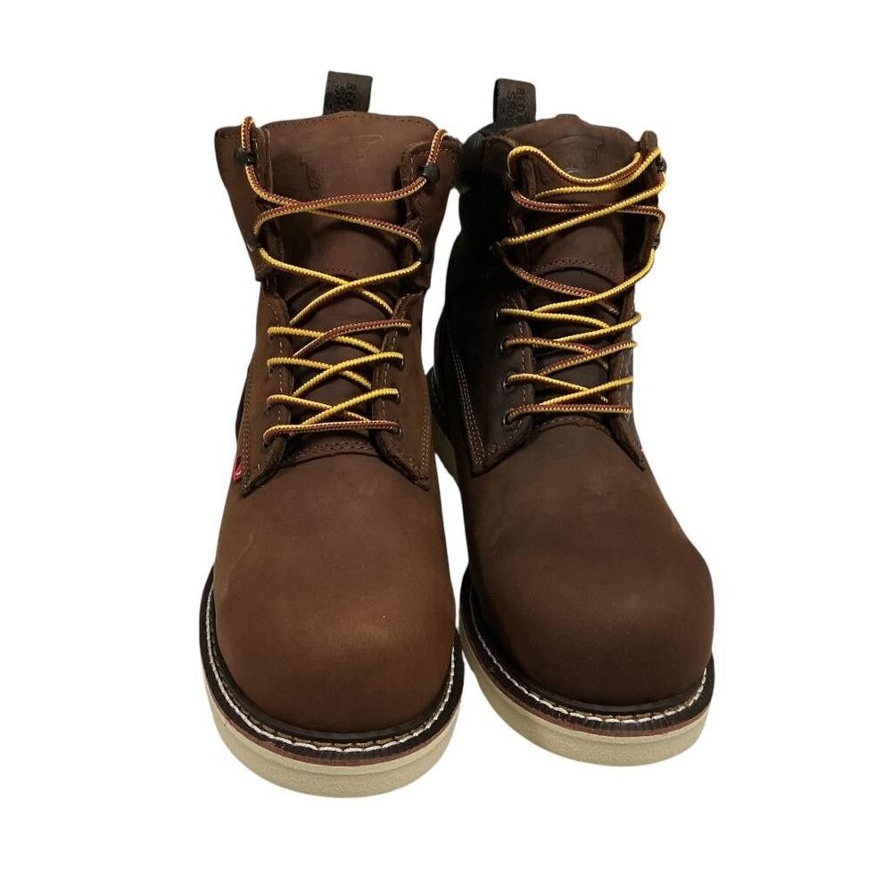 Red Wing Mens Lace-up Steel Toe Work Boots 10 D Waterproof Slip Oil Resistant - Picture 2 of 10